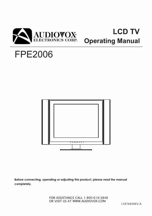 Audiovox Flat Panel Television FPE2006-page_pdf